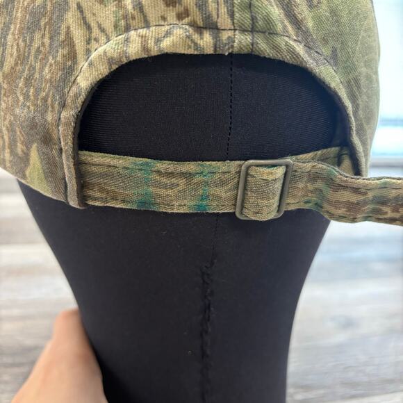 Vintage 90s Outdoor Cap Gander Mountain Realtree‎ Camo Mens OS Strapback Hat Cap - Picture 5 of 8